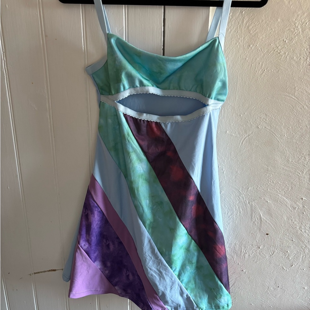 SHEIN Multicolor Striped Mini Dress